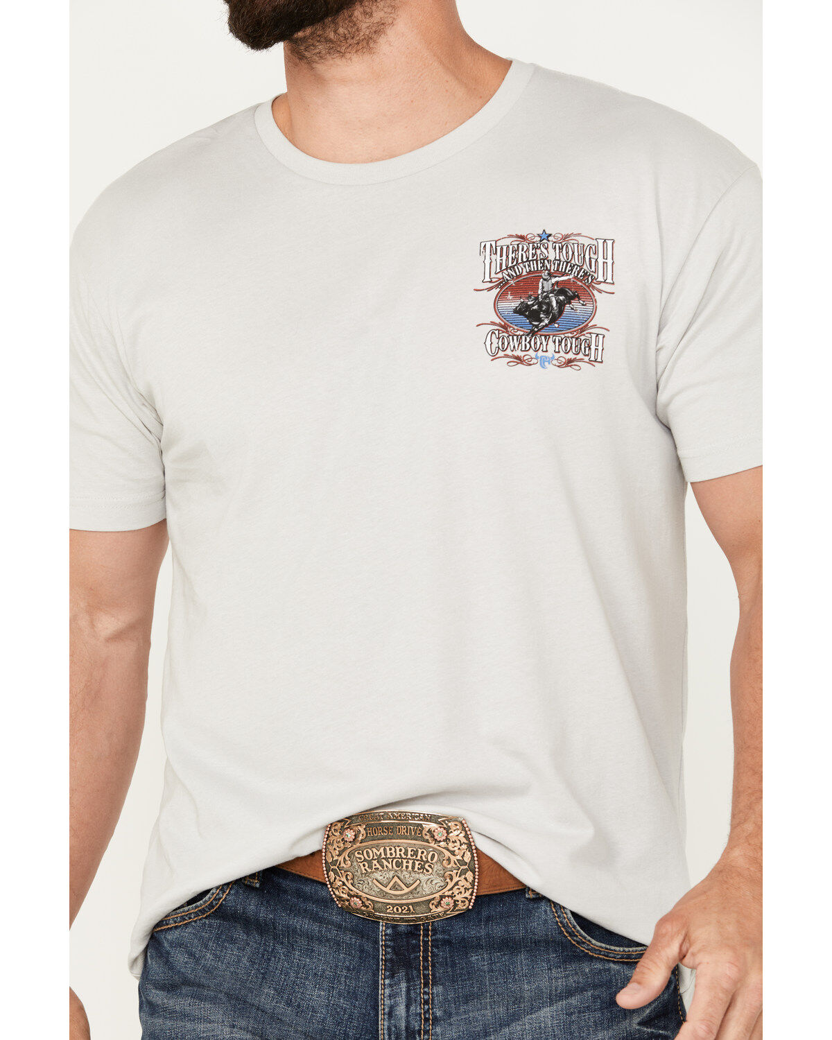 Image #3 - Cowboy Hardware Men's There's Tough Short Sleeve Graphic T-Shirt, , hi-res