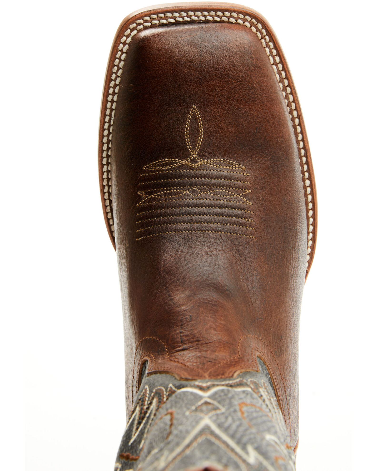 Image #11 - Cody James® Men's Montana Square Toe Western Boots, Brown, hi-res