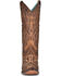 Image #3 - Corral Women's Shedron Inlay Western Boots - Snip Toe, Brown, hi-res
