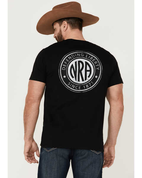 NRA Men's Defending Liberty Graphic Short Sleeve T-Shirt -, Black, hi-res