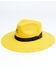 Image #1 - Charlie 1 Horse Women's Highway Felt Western Fashion Hat, Yellow, hi-res