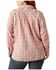 Image #2 - Ariat Women's Billie Jean Plaid Print Long Sleeve Button-Down Western Shirt - Plus, Rose, hi-res