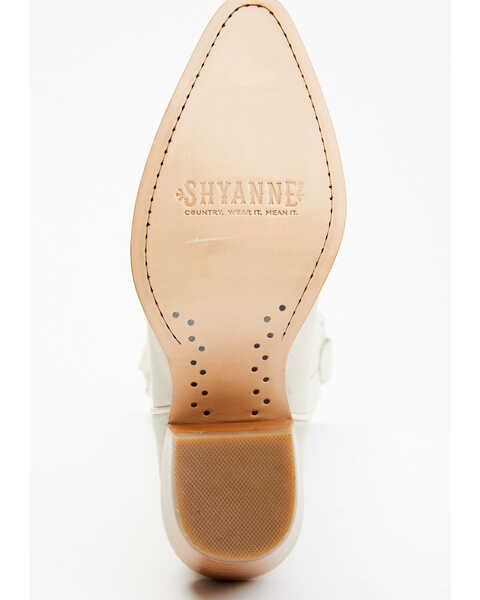 Image #7 - Shyanne Women's Denisse Western Boots - Snip Toe, Cream, hi-res