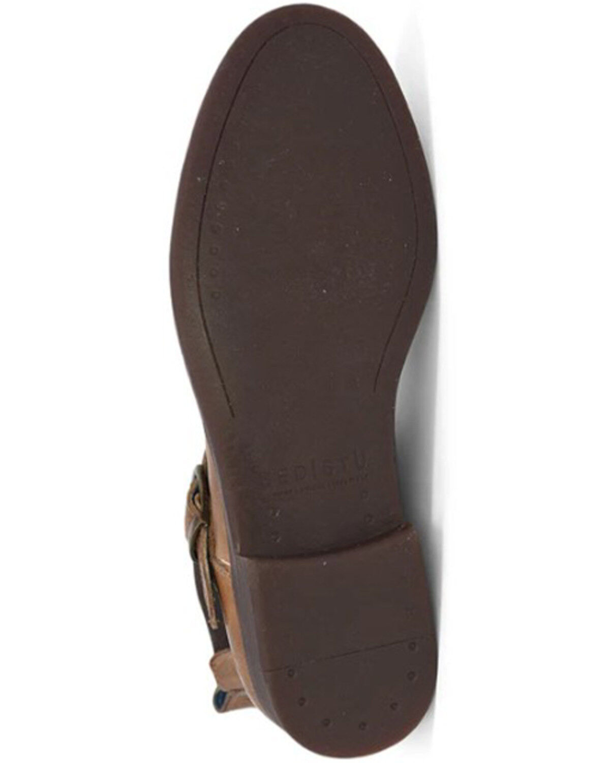 Image #3 - Evolutions Men's Michelangelo Side Buckle Chelsea Boots - Round Toe, Brown, hi-res