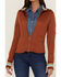 RANK 45 Women's Quilted Zip-Front Jacket , Rust Copper, hi-res