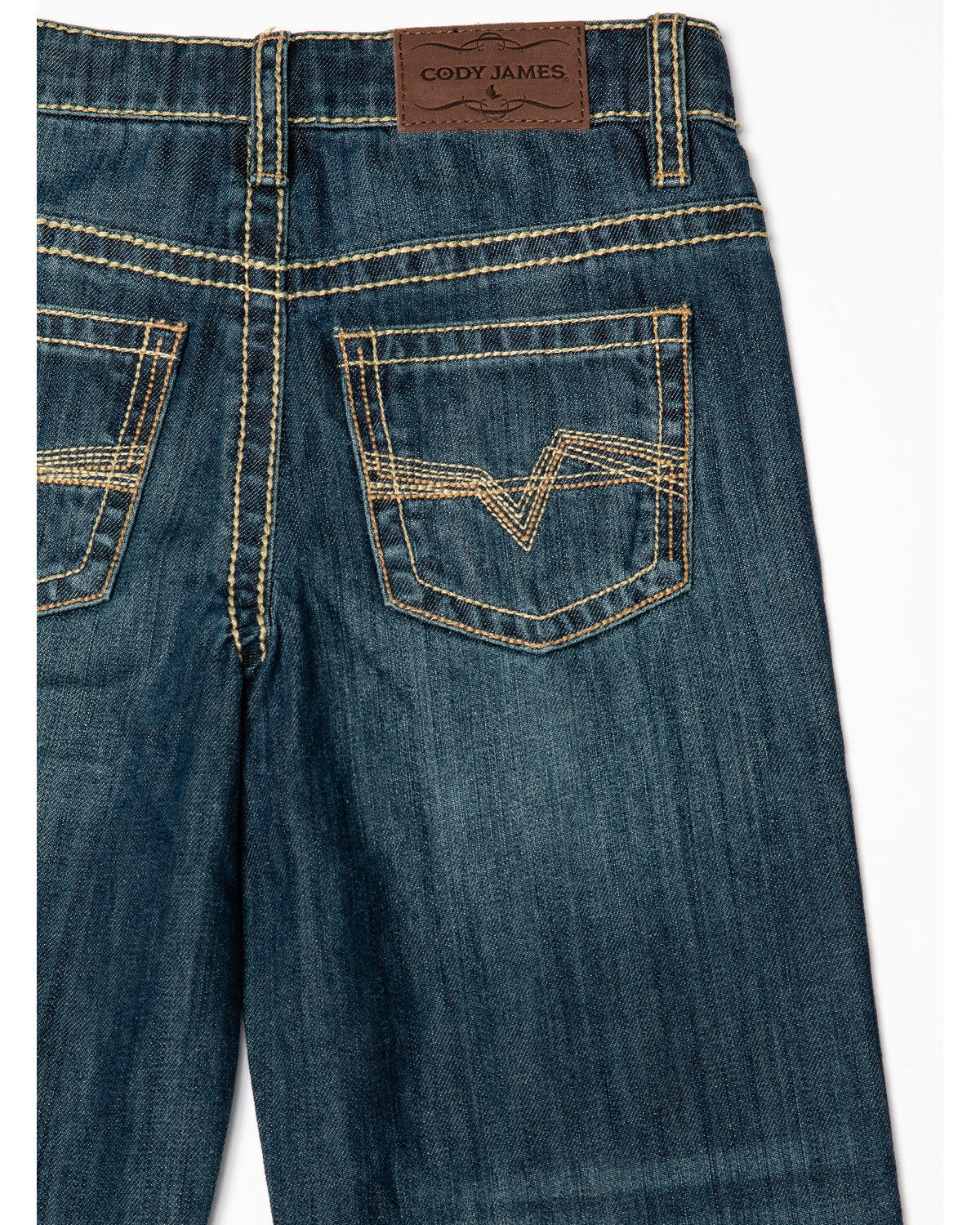Image #4 - Cody James Boys' 4-8 Dark Rodeo Relaxed Bootcut Jeans - Little , , hi-res