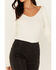Image #3 - Shyanne Women's Ribbed Sweater Top, Off White, hi-res