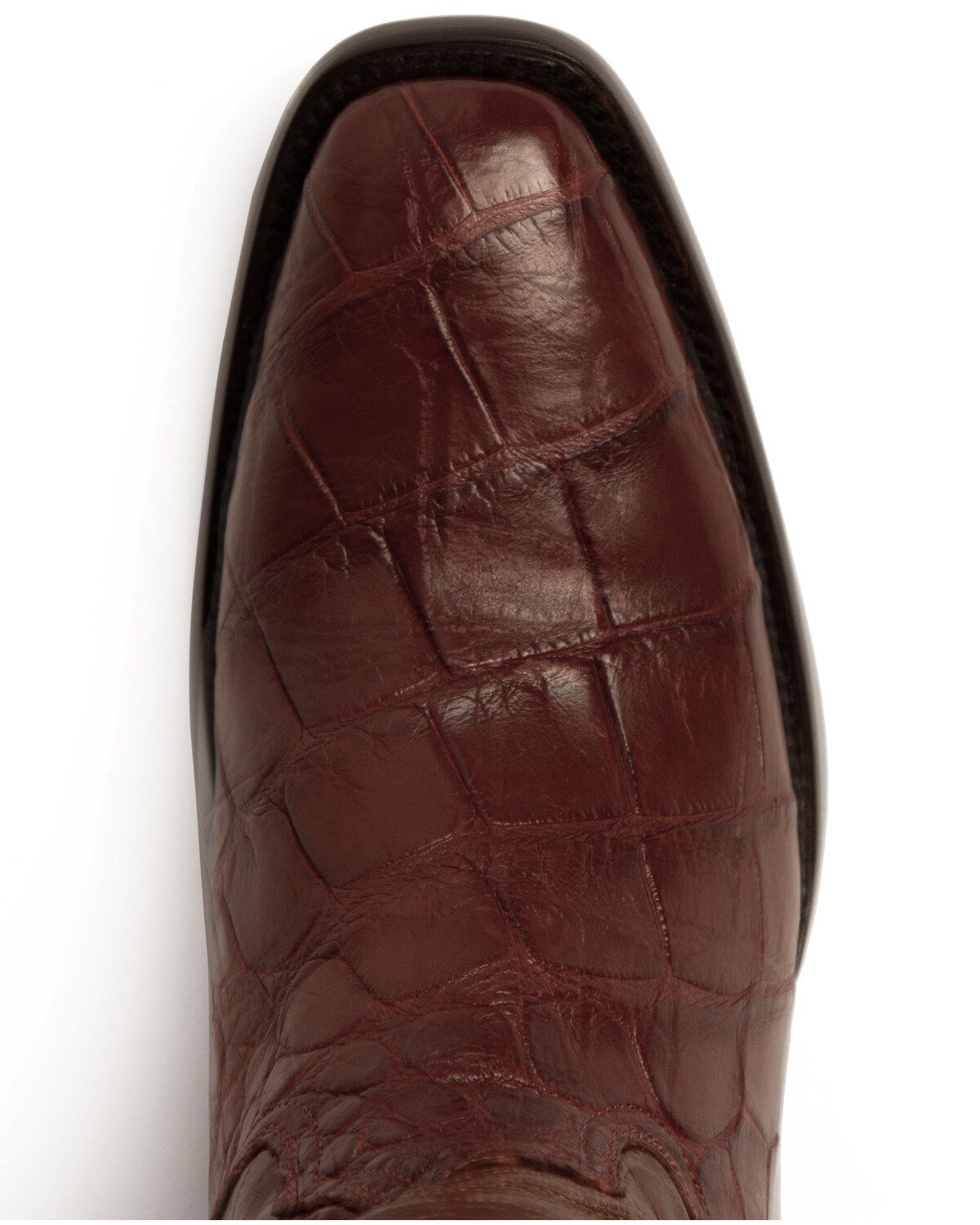 Image #5 - Ferrini Men's Stallion Western Boots - Square Toe, Cognac, hi-res