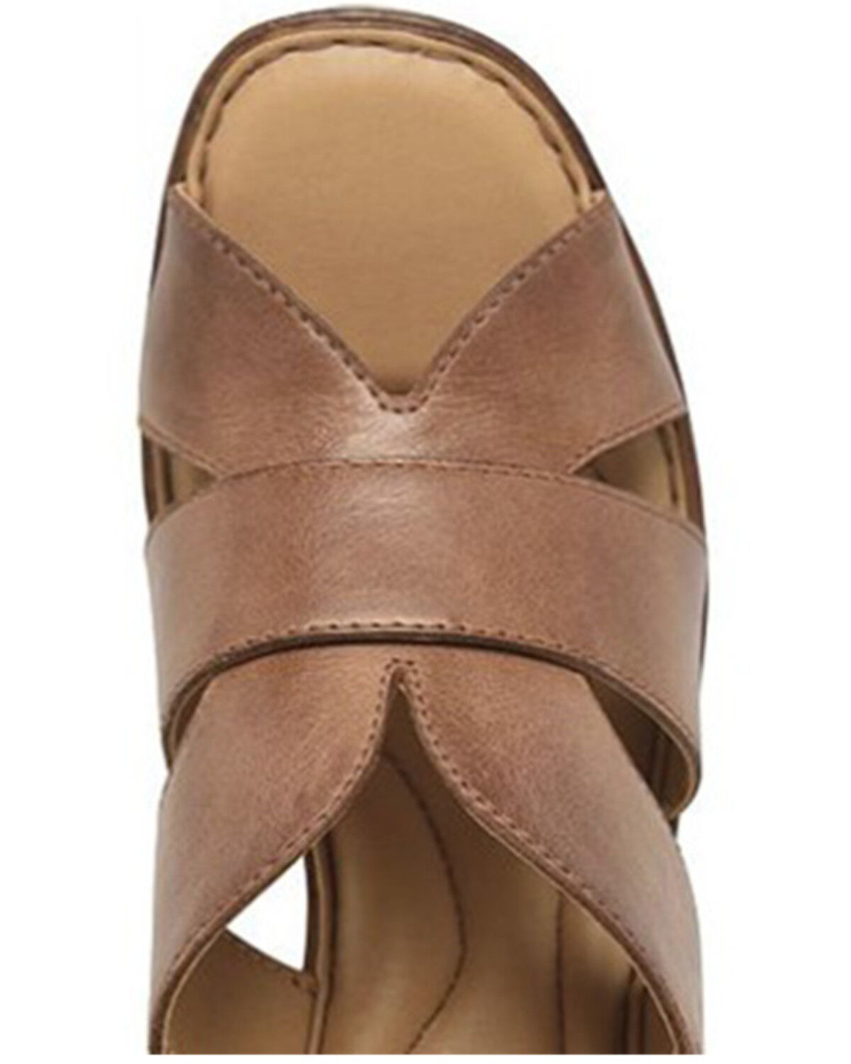 Image #6 - Born Women's Nassu Platform Sandals, Brown, hi-res
