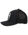Image #4 - Hooey Boys' Cheyenne FlexFit Trucker Cap, Black, hi-res