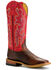 Image #1 - Macie Bean Women's Old Town Road Western Boots - Broad Square Toe, Red, hi-res