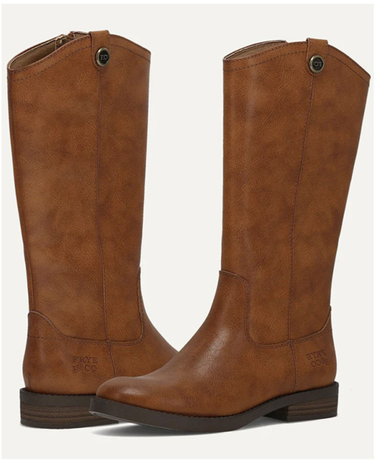 Product Name:  Frye & Co Girls' Kellie Button Riding Boots - Round Toe