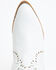 Maggie Women's Trini Fringe Studded Western Boot - Medium Toe , White, hi-res