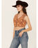 Image #2 - Shyanne Women's Poplin Embellished Vest, Fired Brick, hi-res