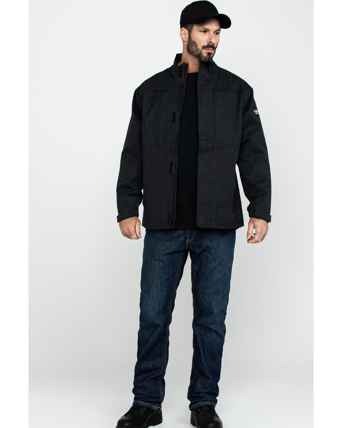 Image #6 - Ariat Men's FR H20 Waterproof Work Parka - Big, Black, hi-res
