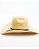 Rodeo King Men's 25X Bangora Burlap Broken Horn Western Hat , Black, hi-res