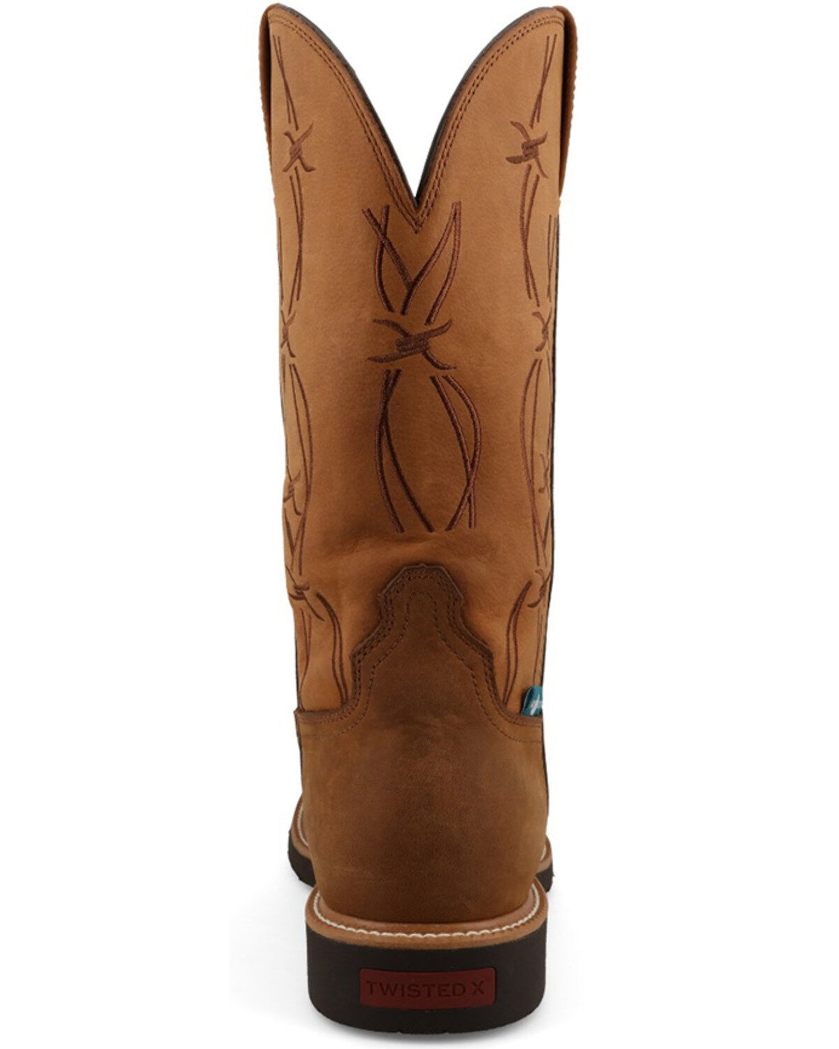 Image #5 - Twisted X Men's 12" Western Work Boots - Nano Toe, Taupe, hi-res