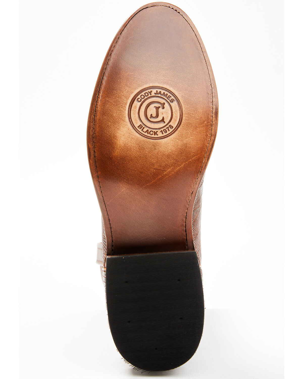 Image #7 - Cody James Black 1978® Men's Carmen Exotic Teju Lizard Roper Boots - Round Toe, Cognac, hi-res
