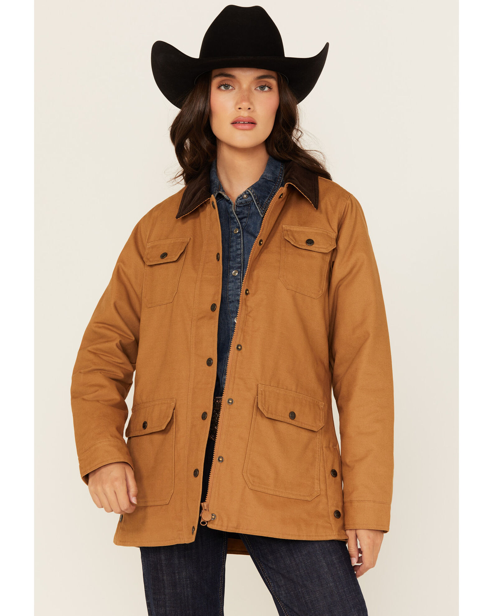Tan canvas jacket hot sale