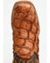 Image #6 - Cody James Men's Exotic Pirarucu Western Boots - Broad Square Toe, Brandy Brown, hi-res