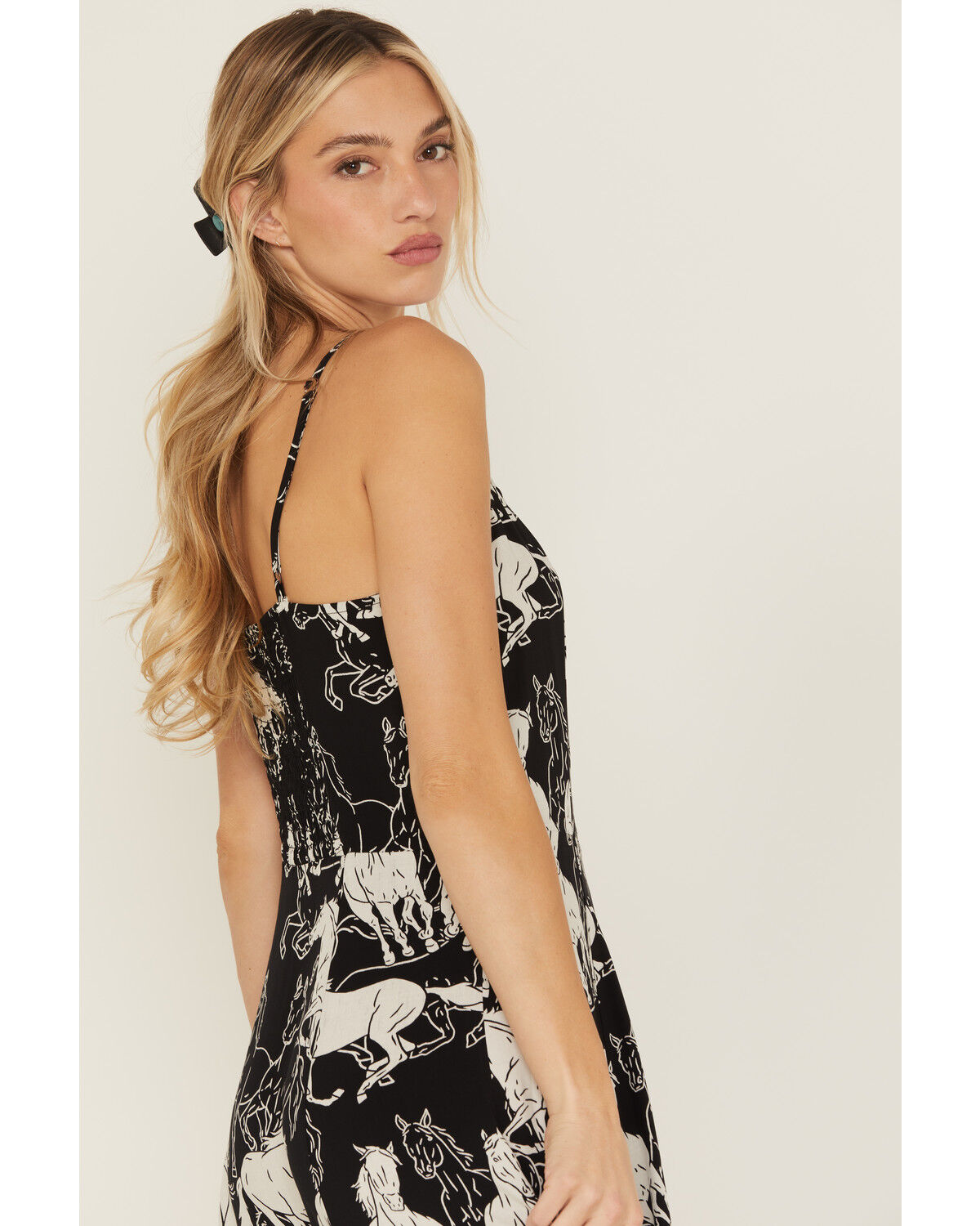 Image #2 - Wrangler Retro Women's Horse Print Maxi Dress, , hi-res