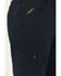 Image #2 - Ariat Men's Rebar M4 Made Tough Durastretch Straight Canvas Pants, Navy, hi-res
