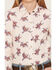 Image #3 - Cruel Girl Girls' Horse Print Long Sleeve Pearl Snap Western Shirt, Pink, hi-res
