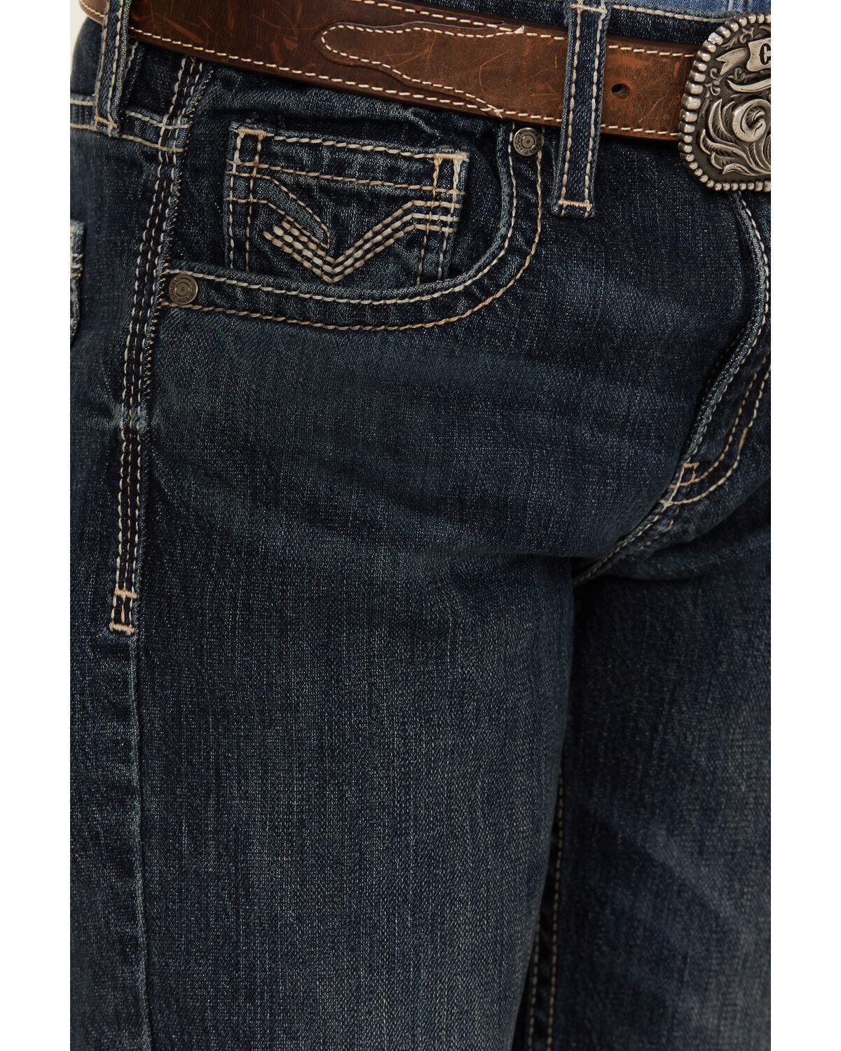 Product Name:  Cody James Boys' Dark Wash Moonlight Slim Bootcut Stretch Denim Jeans