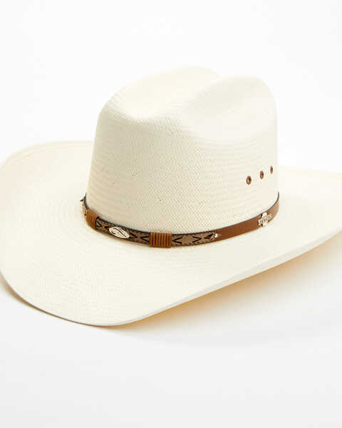 Stetson Rodeo Natural Cattleman Straw Cowboy Hat , Natural, hi-res