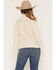 Image #4 - Shyanne Women's Solid Bell Sleeve Turtleneck Sweater, Natural, hi-res