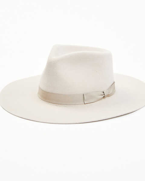 Shyanne Women's Bone 2X Felt Western Fashion Hat , Cream, hi-res