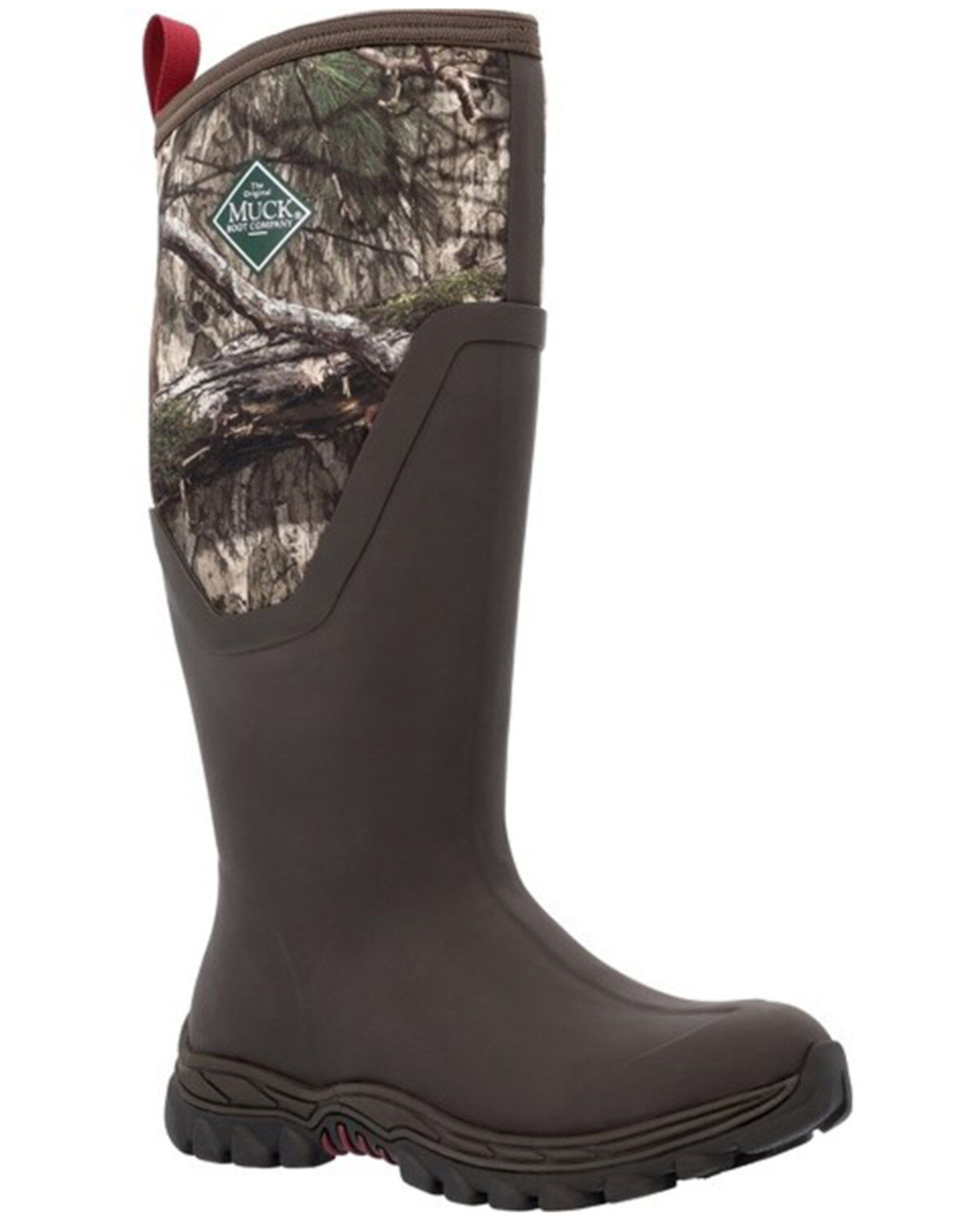 Image #1 - Muck Boots Women's Mossy Oak® Country DNA™ Arctic Sport II Tall Work Boots - Round Toe, Dark Brown, hi-res