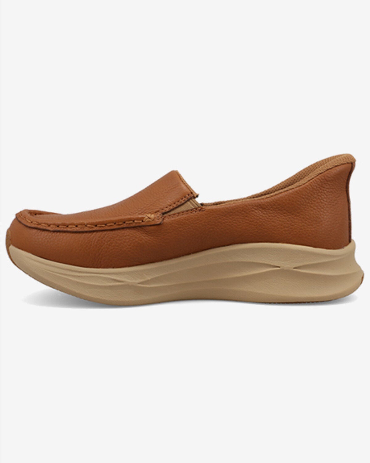 Image #3 - Twisted X Women's EZ On&trade; Feather X&trade; Slip-On Casual Shoes - Moc Toe, Brown, hi-res