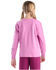 Image #3 - Carhartt Girls' Logo Long Sleeve Graphic Pocket Tee, Pink, hi-res