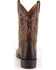 Rank 45 Men's Xero Gravity Embroidered Performance Boots - Square Toe, Brown, hi-res