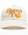 Image #1 - Idyllwind Women's Cheers Ya'll Embroidered Mesh-Back Ball Cap, Beige/khaki, hi-res