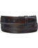 Lucchese Men's Black Cherry Goatskin Leather Belt, Black Cherry, hi-res