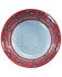 HiEnd Accents 14-Piece Spirit Valley Melamine Dinnerware Set, Red, hi-res