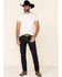 Image #1 - Levi's Men's 502 Dark Hollow Rinse Tapered Stretch Regular Straight Leg Jeans, Blue, hi-res