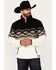 Image #1 - Powder River Outfitters by Panhandle Men's Southwestern Print Zip Pullover, , hi-res