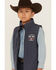 Image #2 - Cowboy Hardware Boys' Cowboy Nation Poly Shell Vest, , hi-res