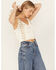 Free People Women's Virgo Tank Top, Ivory, hi-res