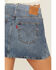 Image #4 - Levi's Women's Icon Medium Wash Two-Tone Denim Western Mini Skirt, Blue, hi-res