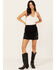 Image #1 - Idyllwind Women's Burbank Embroidered And Studded Stretch Denim Skirt, , hi-res