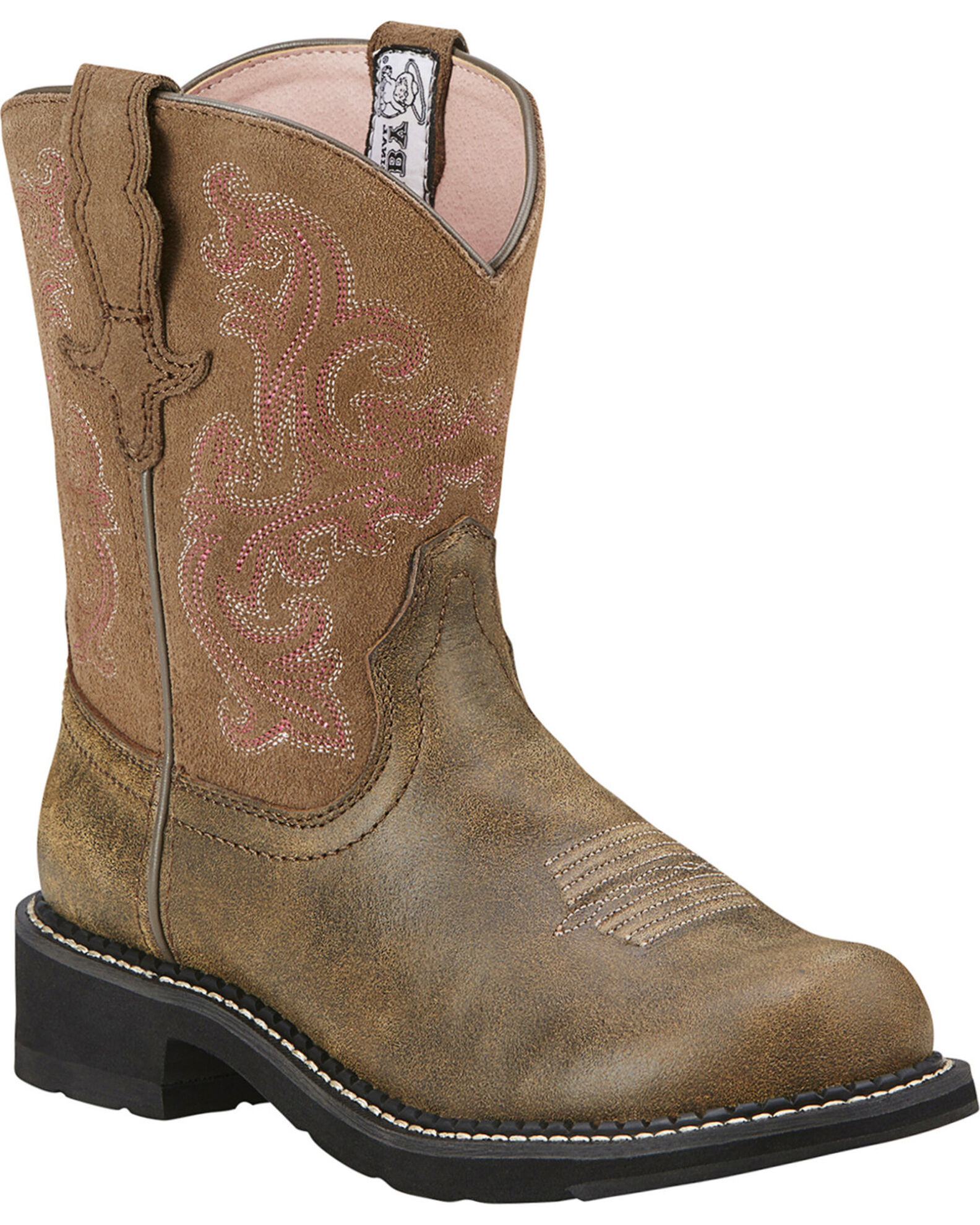 Ariat Fatbaby Brown Bomber Leather Boots Crepe Sole | Boot Barn