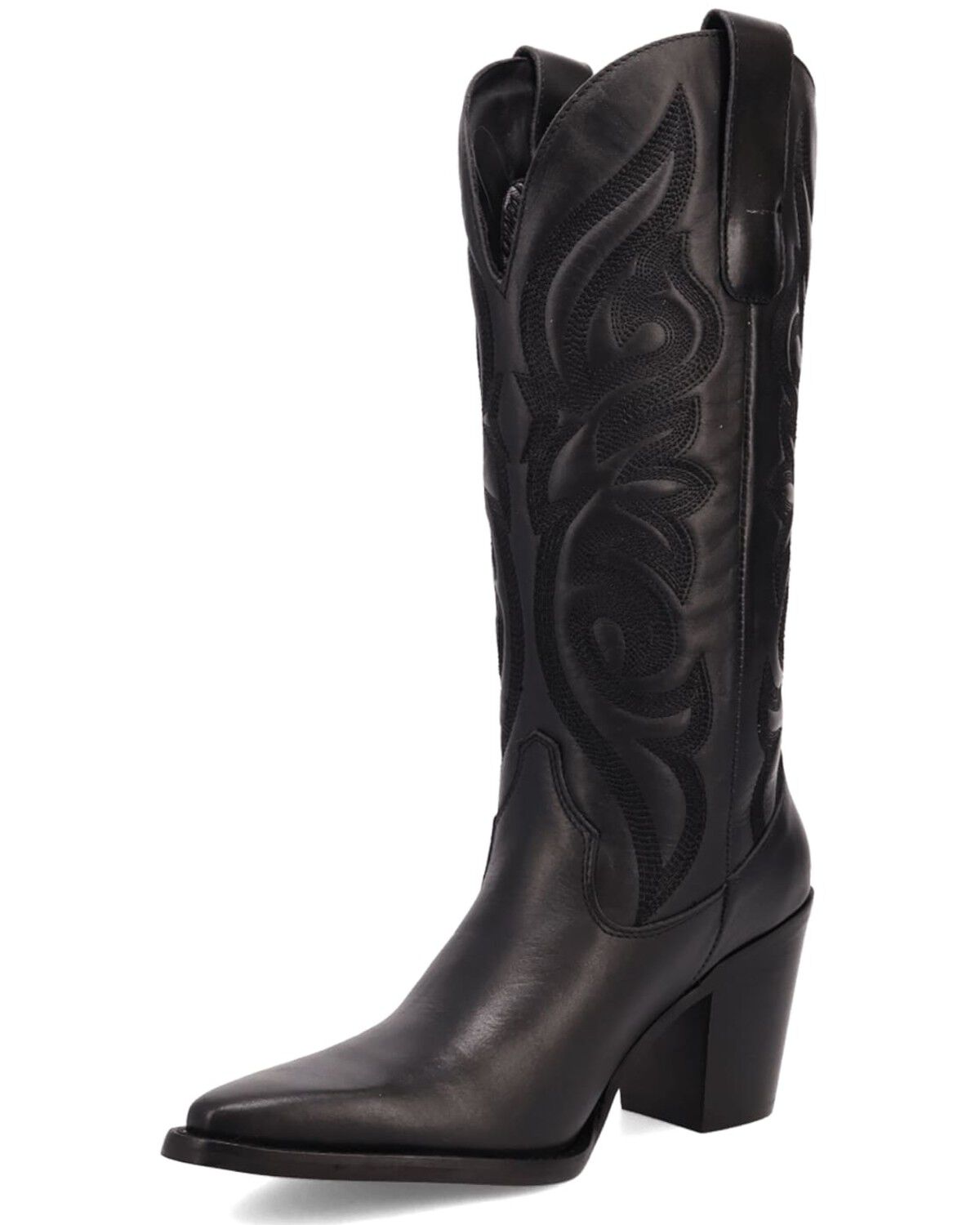 Image #3 - Dingo Women's Hensley Tall Western Boots - Round Toe, Black, hi-res