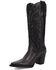 Image #3 - Dingo Women's Hensley Tall Western Boots - Round Toe, Black, hi-res