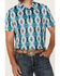 Image #3 - Rock & Roll Denim Men's Southwestern Print Short Sleeve Polo Shirt, , hi-res