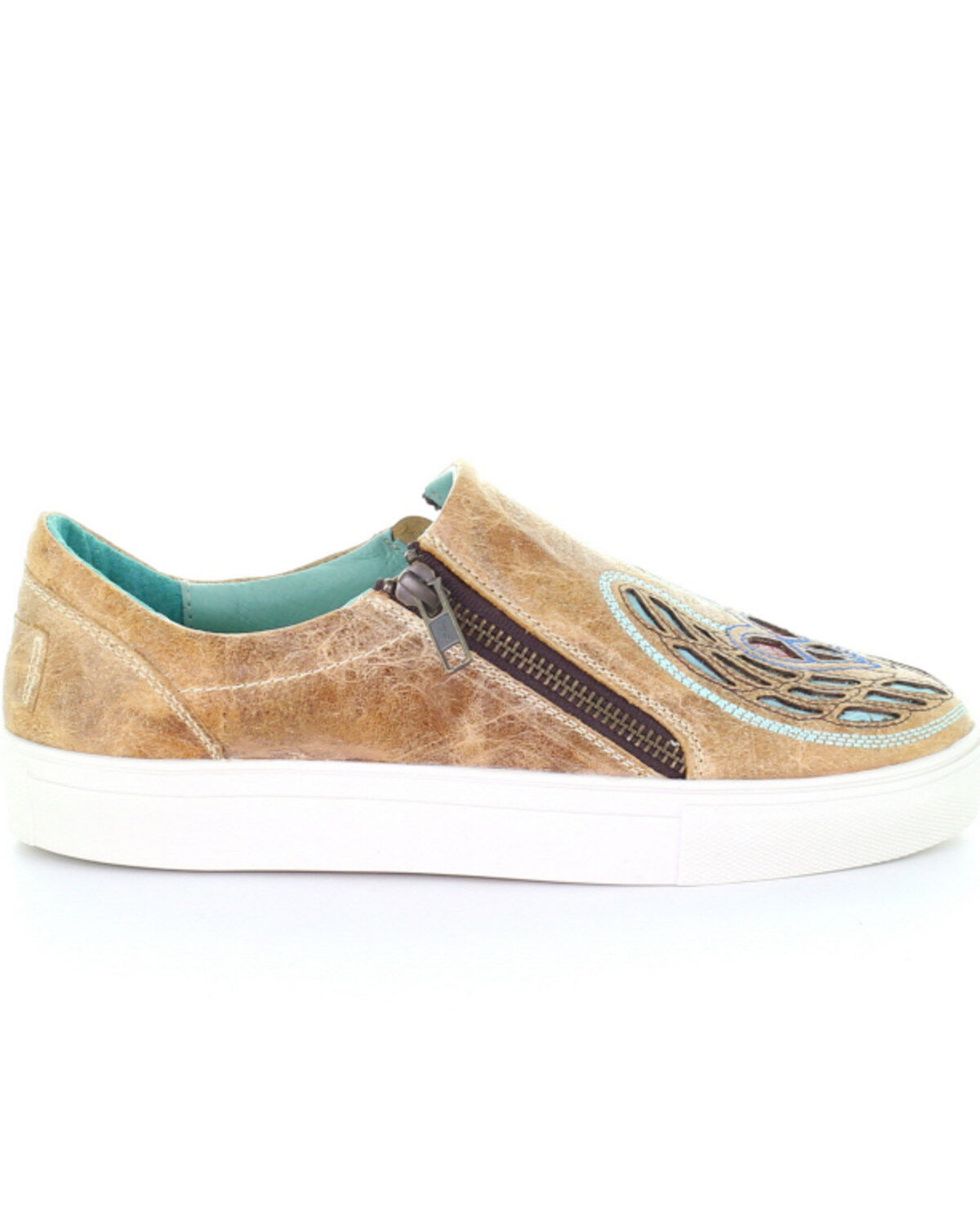 Image #2 - Corral Women's Straw Heart & Wings Inlay Shoes, , hi-res