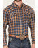 Image #3 - Cody James Men's Sunrise Plaid Print Long Sleeve Western Snap Shirt - Tall, , hi-res